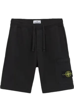 Stone Island Homme, Shorts, Noir, Taille: W29 Shorts Bermuda Cargo avec Taille à Cordon