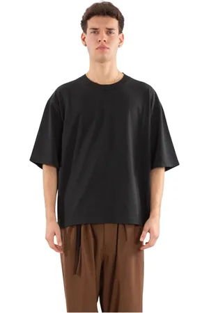Seven Gauge Homme, Tops, Noir, Taille: L Boxy Tee en jersey lourd