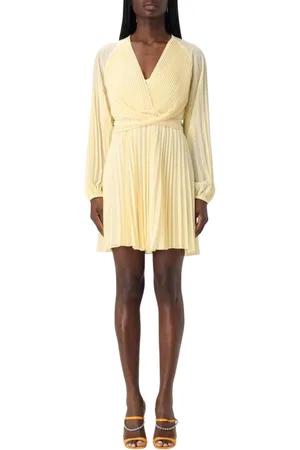 Twin-Set Femme, Robes, , Taille: 34 FR Robe Mini Noire Élégante Manches Longues