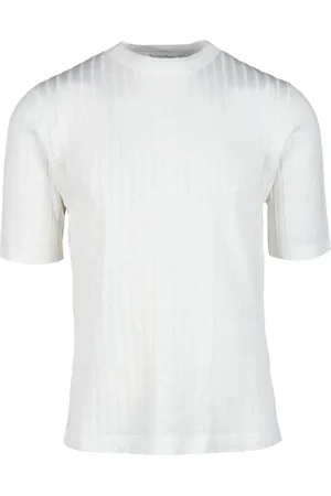 ELEVENTY Homme, Pulls, Blanc, Taille: M Haut Tricot Lin Soie