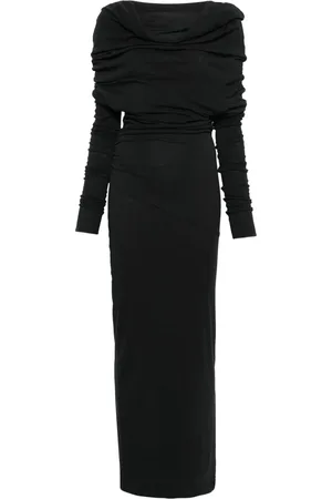 Entire Studios Femme, Robes, Noir, Taille: 38 FR Soot Bound Midi Accessoire Élégant