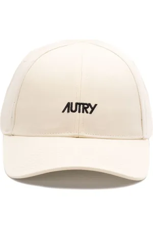 Autry Homme, Accessoires, Blanc, Taille: ONE Size Casquette de Baseball Blanche avec Logo Noir
