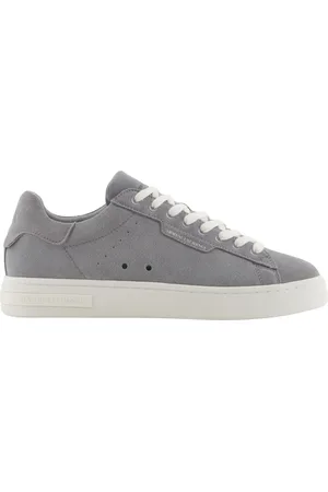 Armani Exchange Homme, Chaussures, Gris, Taille: 41 EU Baskets homme en daim gris