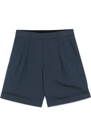 Dondup Homme, Shorts, Bleu, Taille: W33 Pantalon Bleu avec Fermeture Dissimulée