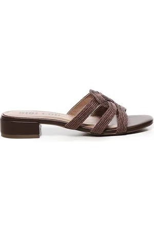 Bibi Lou Femme, Chaussures, Brun, Taille: 38 EU Sandales Marron à Talon Bloc