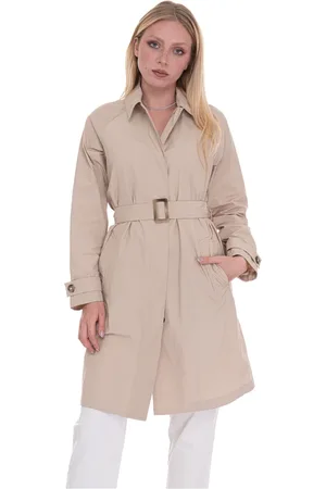 Woolrich Femme, Manteaux, , Taille: 42 FR Trench à boutons et ceinture