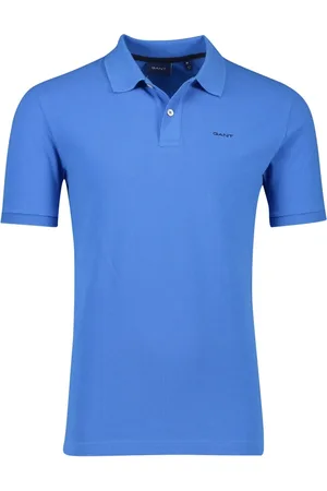 GANT Homme, Tops, Bleu, Taille: 3XL Polo à Manches Courtes