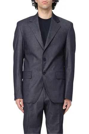 Karl Lagerfeld Homme, Vestes, Bleu, Taille: XL Costume deux pièces Classique revers cranté