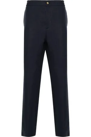 Etro Homme, Pantalons, Bleu, Taille: M Pantalon Jogger en Lin Bleu