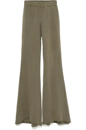 Entire Studios Femme, Pantalons, Vert, Taille: 40 FR Pantalon Évasé Militaire