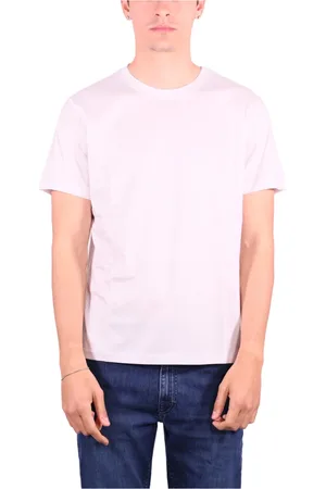 KANGRA CASHMERE Homme, Tops, Blanc, Taille: L T-shirts et Polos Blancs en Coton-Modal