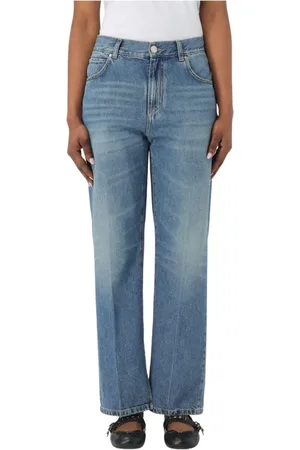 Pinko Femme, Jeans, Bleu, Taille: W30 Jean en denim à coupe classique pour femme