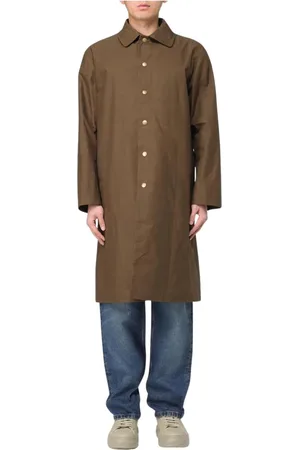 A.P.C. Homme, Manteaux, Vert, Taille: M Manteau Militaire en Coton