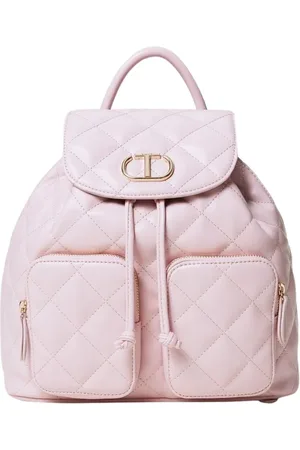 Twin-Set Femme, Sacs, Rose, Taille: ONE Size Sac à Dos Matelassé à Cordon