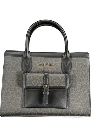 Valentino by Mario Valentino Femme, Sacs, Gris, Taille: ONE Size Sac Noir avec Plusieurs Options de Transport