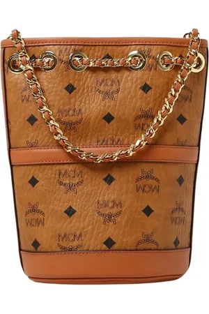 MCM Femme, Sacs, Brun, Taille: ONE Size Bandoulière Seau Sac