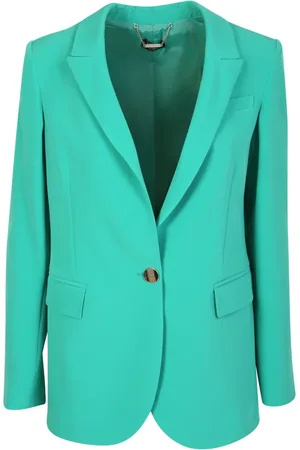 Liu Jo Femme, Vestes, Vert, Taille: 40 FR Blazer Vert Émeraude