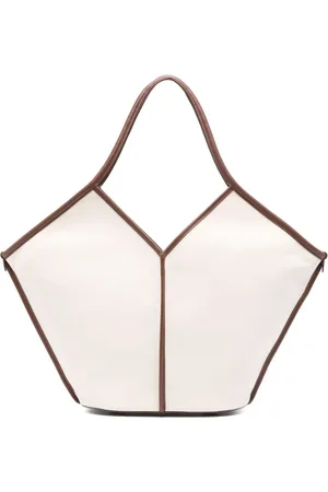 Hereu Femme, Sacs, Brun, Taille: ONE Size Sacs en Cuir Marron avec -Top
