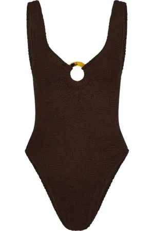 Hunza G Femme, Maillots de bain, Brun, Taille: ONE Size Vêtements de mer marron pour l