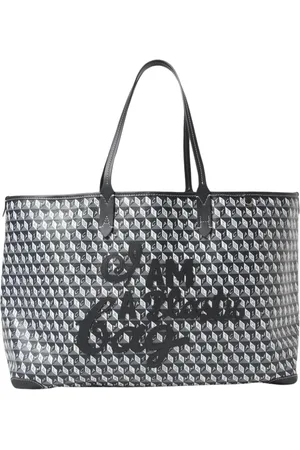 Anya Hindmarch Femme, Sacs, Noir, Taille: ONE Size Sac Fourre-tout Design Géométrique