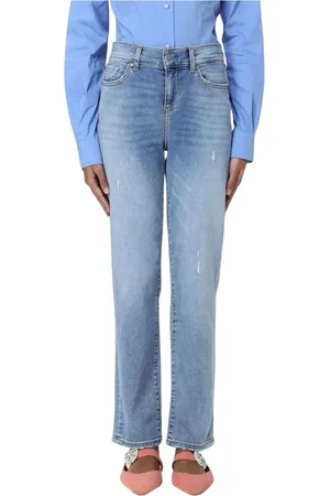 Liu Jo Femme, Jeans, Bleu, Taille: W28 Premium Denim Straight Leg Jeans