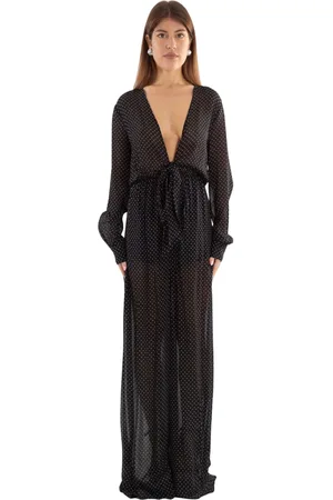 ANIYE BY Femme, Combinaisons et Ensembles, Noir, Taille: 40 FR Combinaison Pois en Blanc