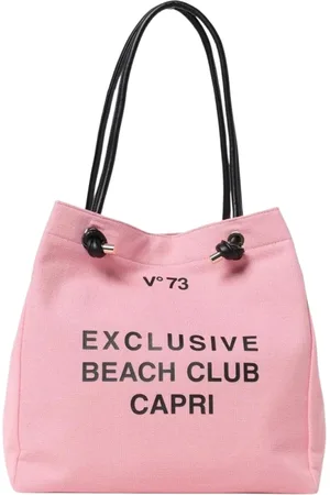 V°73 Femme, Sacs, Rose, Taille: ONE Size Sac Tote Chic Beach Club