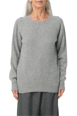 Emporio Armani Femme, Pulls, Gris, Taille: 42 FR Pull en cachemire noir