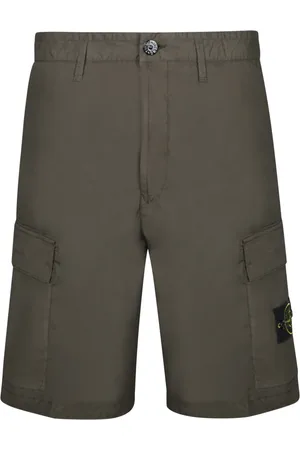Stone Island Homme, Shorts, Vert, Taille: W30 Shorts Bermuda Cargo Vert Militaire