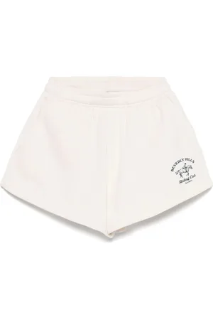 Sporty & Rich Femme, Shorts, , Taille: 36 FR Style Sportif Crème Sh052626255Cr