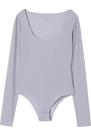 Patrizia Pepe Femme, Tops, Gris, Taille: 38 FR Body Élégant Gris