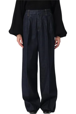 ZIMMERMANN Femme, Jeans, Bleu, Taille: 36 FR Jean Large Bleu Classique