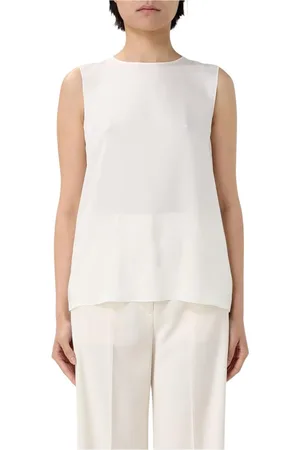 THEORY Femme, Tops, , Taille: 38 FR Chemisier sans Manches en Soie Rose