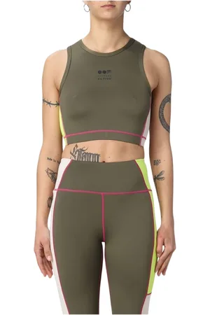 OOF Wear Femme, Sport, Vert, Taille: 40 FR Soutien-gorge de sport inspiré militaire