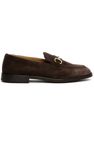 Alexander Hotto Homme, Chaussures, Brun, Taille: 43 EU Mocassin en daim marron