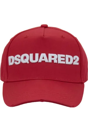 Dsquared2 Unisex, Accessoires, Rouge, Taille: ONE Size Casquette de Baseball avec Logo Contrasté
