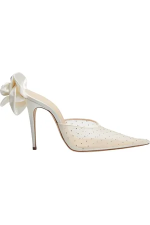 MAGDA BUTRYM Femme, Chaussures, Blanc, Taille: 39 EU Mules à Talons Crème Cristal