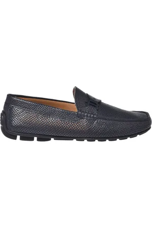 BALDININI Homme, Chaussures, Violet, Taille: 42 EU Blue perforated loafer