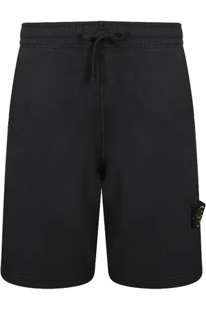 Stone Island Homme, Shorts, Noir, Taille: XL Shorts de sport en coton confortables avec taille ajustable