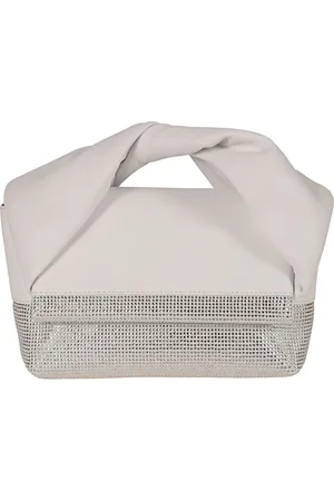 J.W.Anderson Femme, Sacs, Blanc, Taille: ONE Size Cristal Sac Twister en Cuir Blanc Accessoires