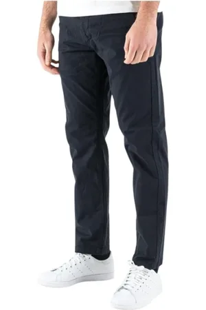 Lyle & Scott Homme, Jeans, Bleu, Taille: W36 Pantalons Chino Polyvalents pour Hommes