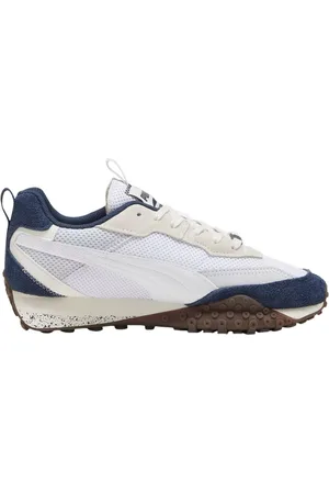 PUMA Homme, Chaussures, Multicolore, Taille: 42 1/2 EU Preppy Rider Blktop Warm White-Blue