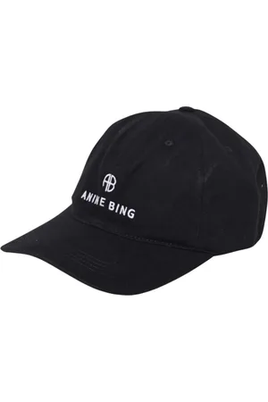 ANINE BING Femme, Accessoires, Noir, Taille: ONE Size Casquette de Baseball à Logo Brodé