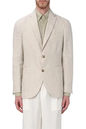 BROOKSFIELD Homme, Vestes, , Taille: L Élégante Veste de Costume en Lin