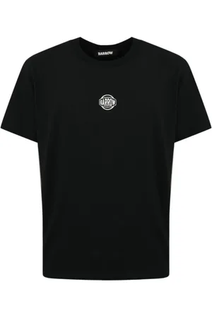 BARROW Homme, Tops, Noir, Taille: L T-shirt en Jersey Noir