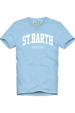 MC2 SAINT BARTH Homme, Tops, Bleu, Taille: S Sport Cotton T-Shirt