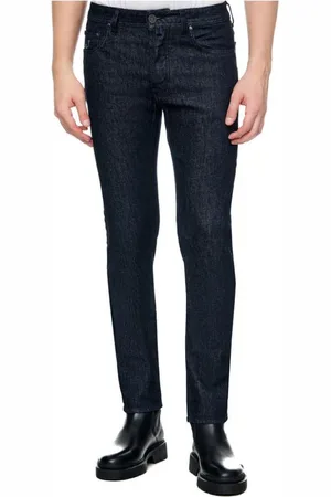 Jacob Cohen Homme, Jeans, Bleu, Taille: W33 Jean Coupe Droite Bleu Foncé