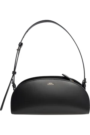 A.P.C. Femme, Sacs, Noir, Taille: ONE Size Sac Bandoulière Baguette Demi-Lune