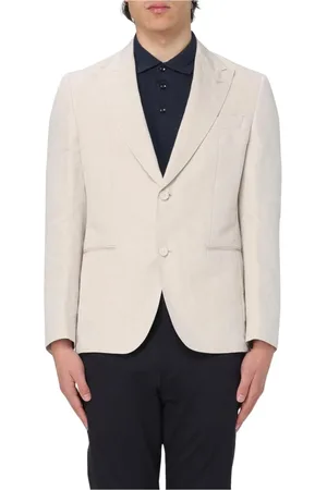 HUGO BOSS Homme, Vestes, , Taille: M Veste de Costume en Lin Style Classique