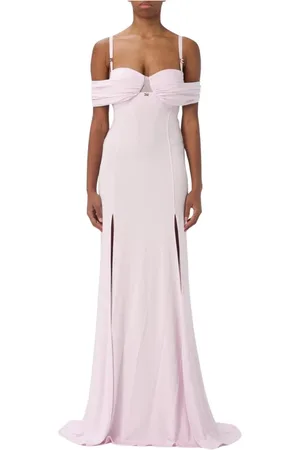 Elisabetta Franchi Femme, Robes, Rose, Taille: 38 FR Robe Maxi Noire Chic